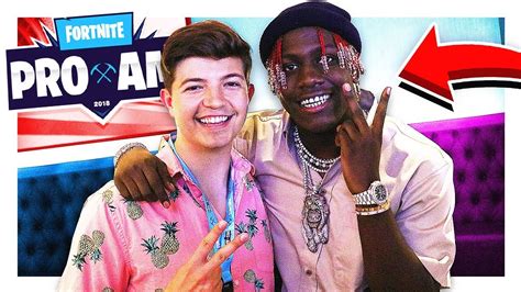 I PLAYED FORTNITE WITH LIL YACHTY! E3 Celebrity Pro Am .